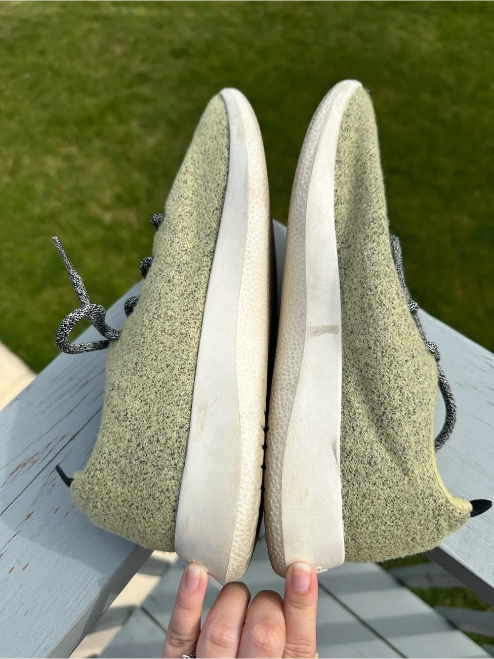 Allbirds | Men’s Asteroid Green Wool Runner Shoes | Size 10